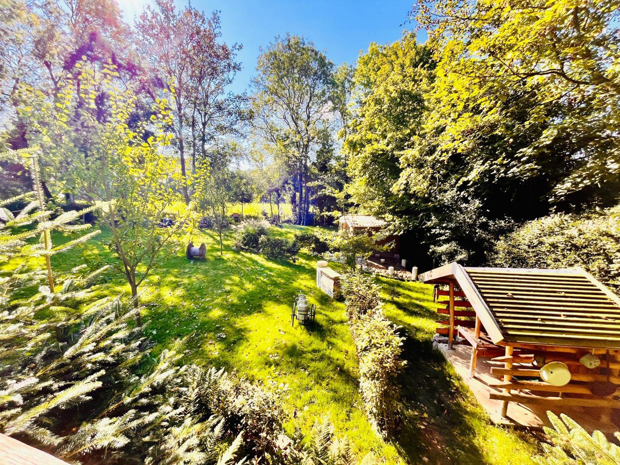 La Cabane Perchee Du Trappeur Écrainville Exteriér fotografie