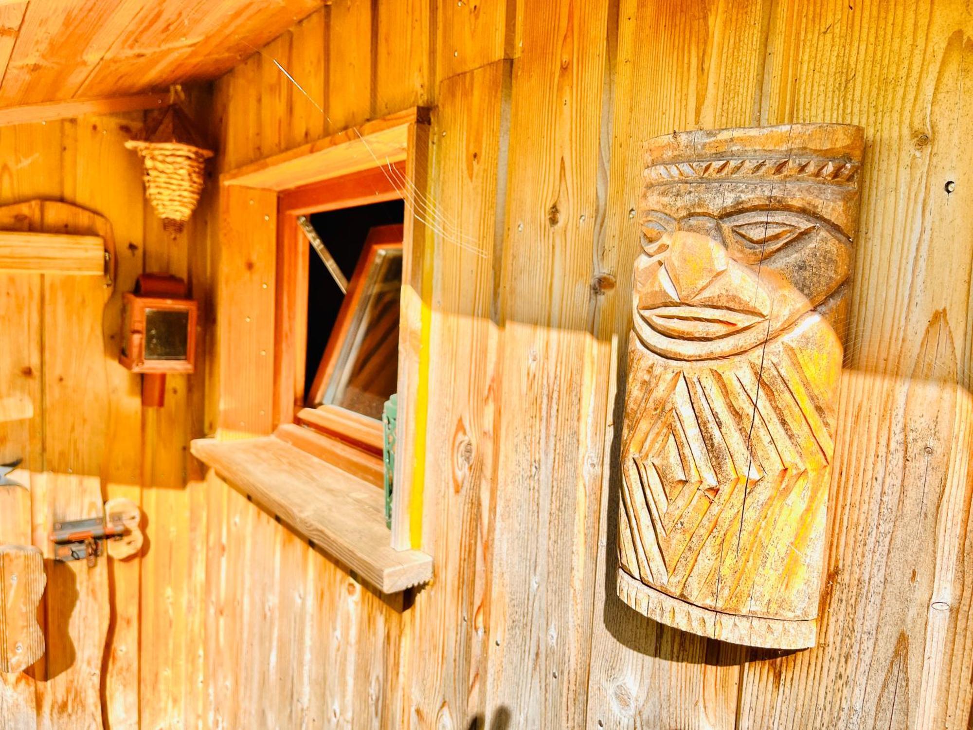La Cabane Perchee Du Trappeur Écrainville Exteriér fotografie