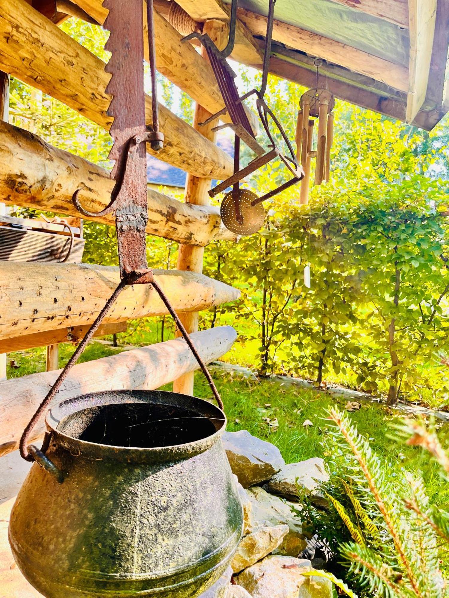 La Cabane Perchee Du Trappeur Écrainville Exteriér fotografie