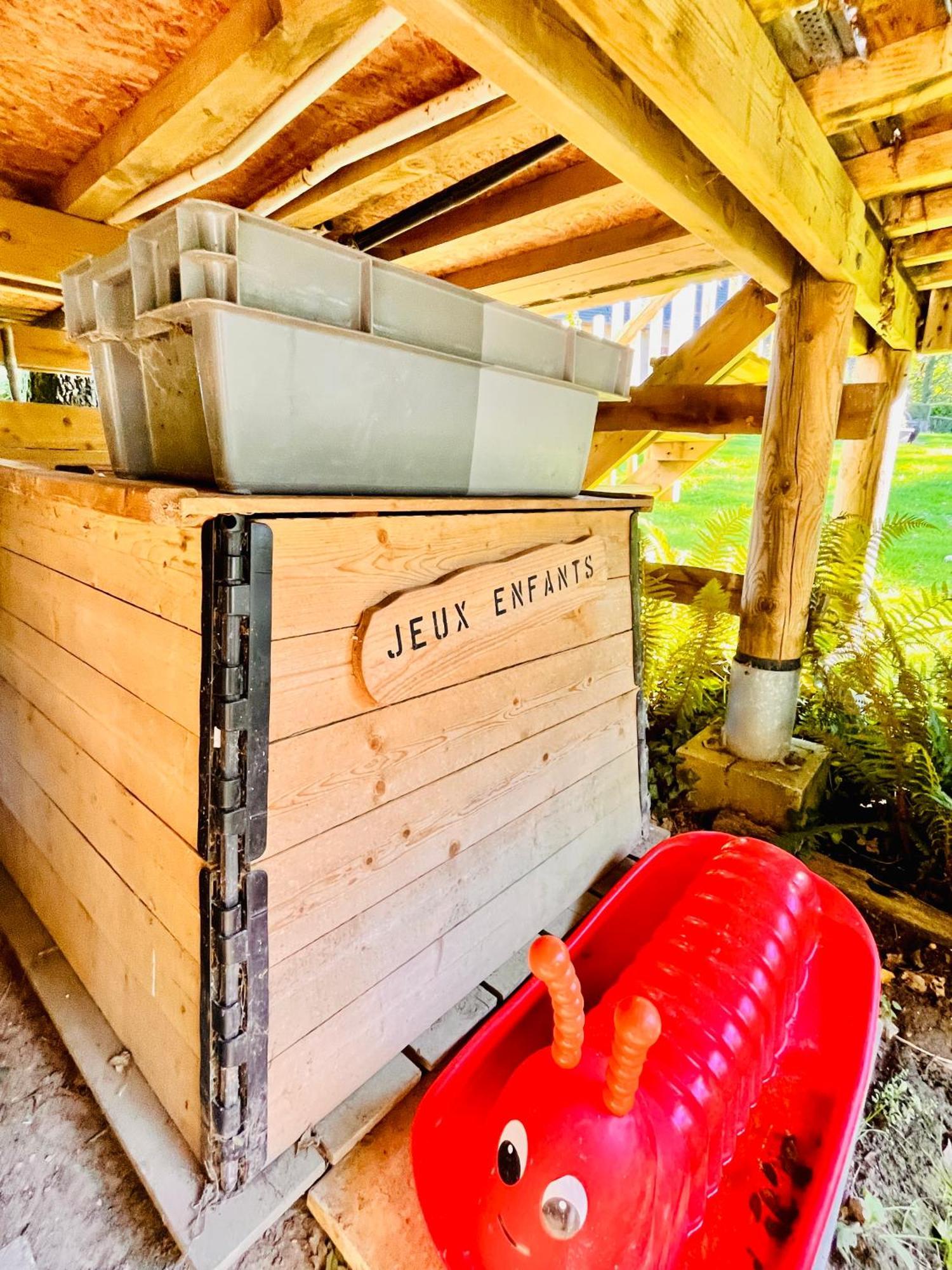 La Cabane Perchee Du Trappeur Écrainville Exteriér fotografie