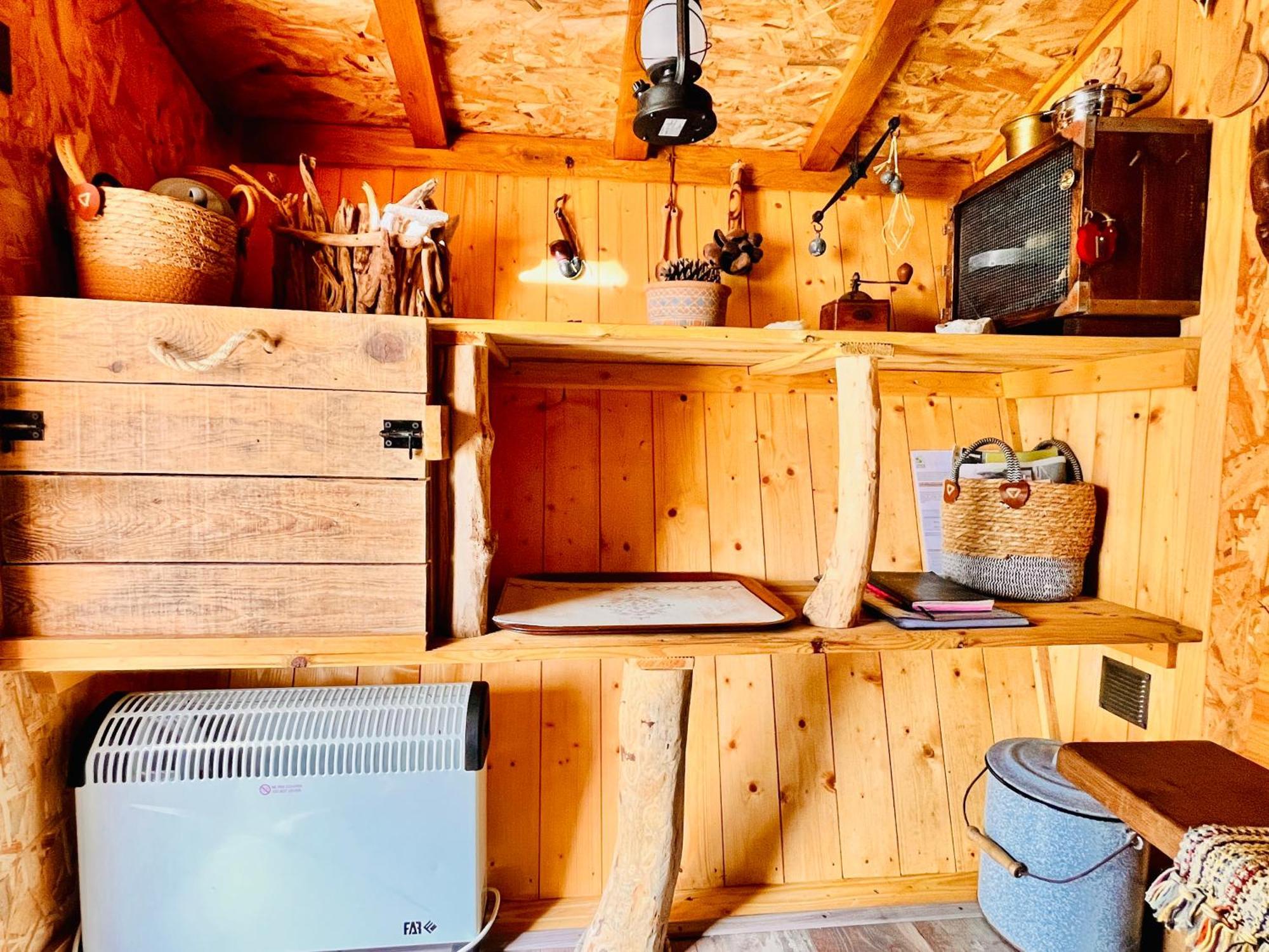 La Cabane Perchee Du Trappeur Écrainville Exteriér fotografie
